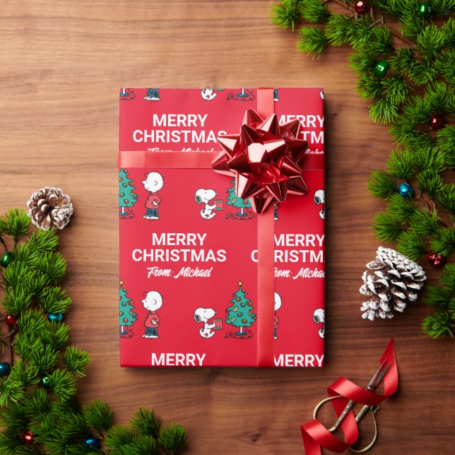 Papel De Presente Amendoins | Fios Quentes | Adicione seu nome (Presente de Natal)