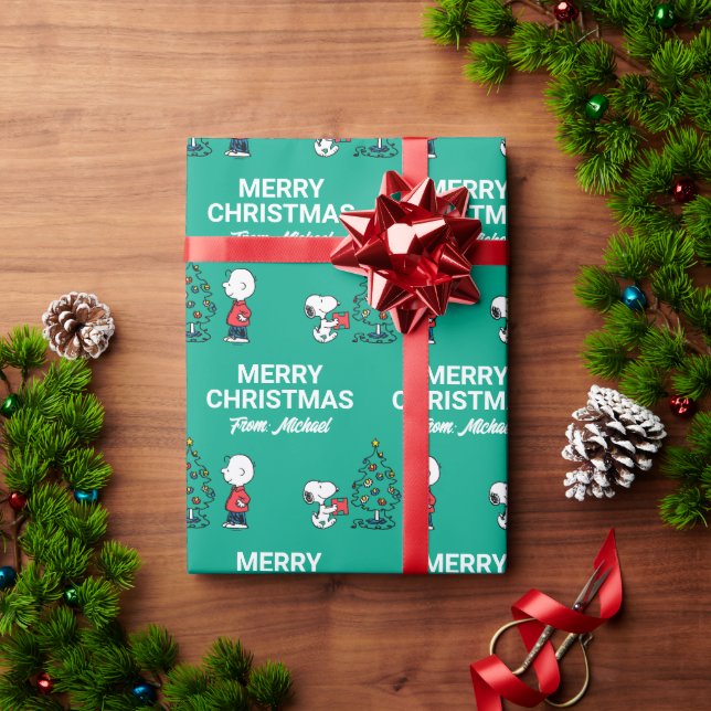 Papel De Presente Amendoins | Fios Quentes | Adicione seu nome (Presente de Natal)