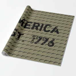 Papel De Presente América EST. 1776