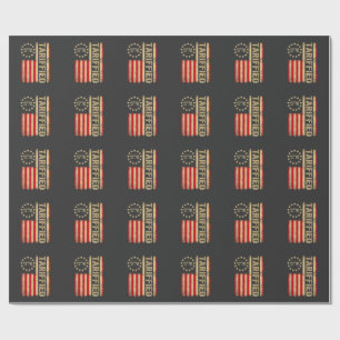 Papel De Presente American Flag USA 1776 American Tarrifs