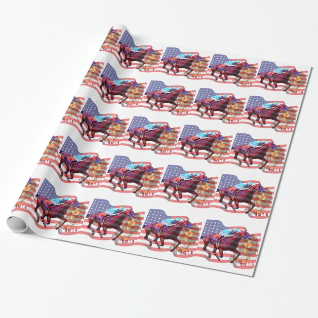 Papel De Presente Americano Pharoah 2015 (Desenrolado)