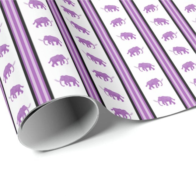 Papel De Presente Amherst College Mammoths Wrapping Paper (Ponta do rolo)