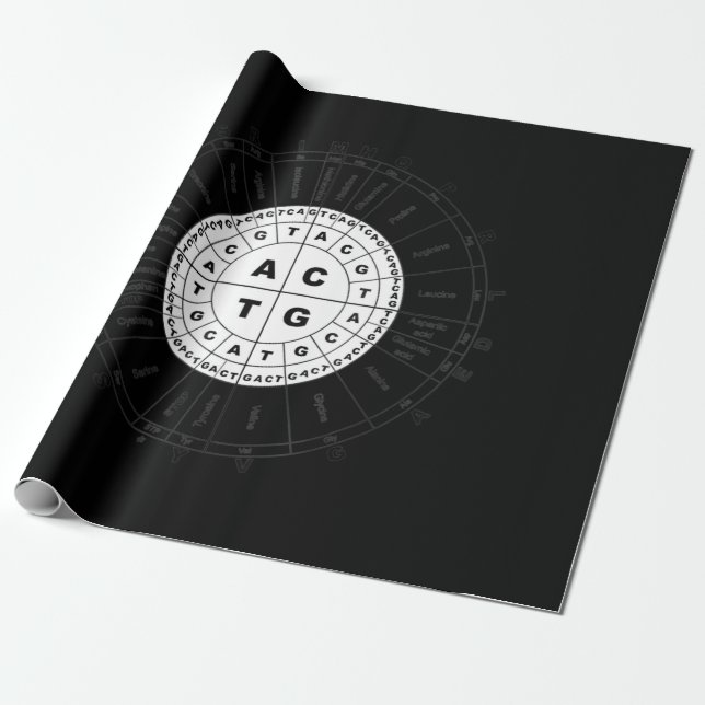 Papel De Presente aminoácidos do DNA da biologia a um estudante de p (Desenrolado)