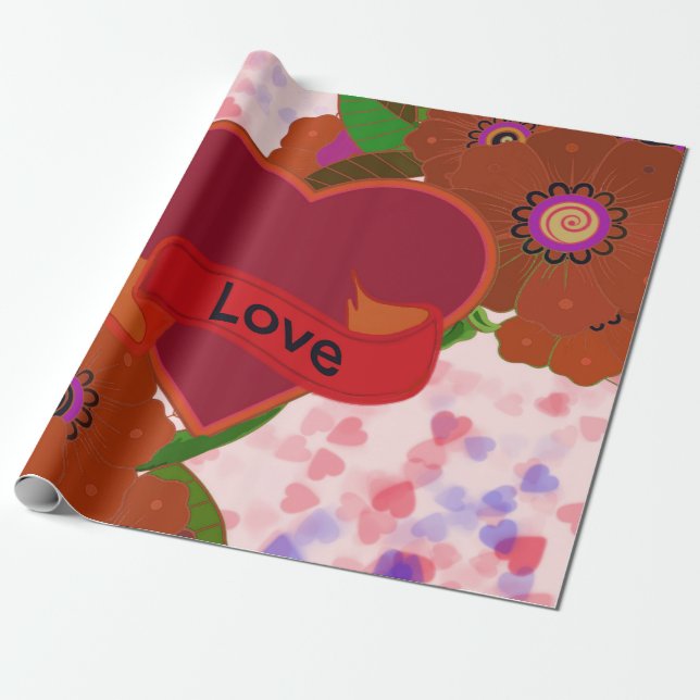 Papel De Presente Amor (Desenrolado)