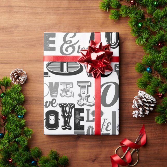 Papel De Presente Amor 3 (Presente de Natal)