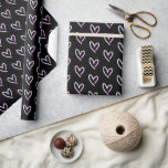 Papel De Presente Amor Coração<br><div class="desc">"Love Heart wraping paper" para aniversários, chás de fraldas, casamentos ou presentes de férias.</div>