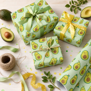 Papel De Presente Amor de Abacate