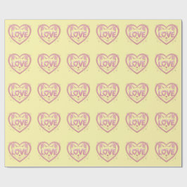 Papel De Presente Amor de Gato Brilhante