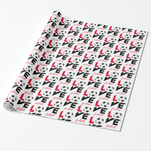 Papel De Presente Amor futebol
