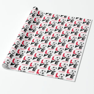 Papel De Presente Amor futebol