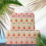 Papel De Presente Amor no First Spritz Watercolor Orange Coctail<br><div class="desc">Amor no First Spritz Watercolor Orange Cocktail Wrapping Paper - Ofereça um presente para a noiva estar nesta trendy "Love at First Spritz" do presente de chá de panela temático "Love at First Spritz". Apresentando um coquetel de Aperol Spritz laranja com a frase "Love at first Spritz" escrita em um...</div>