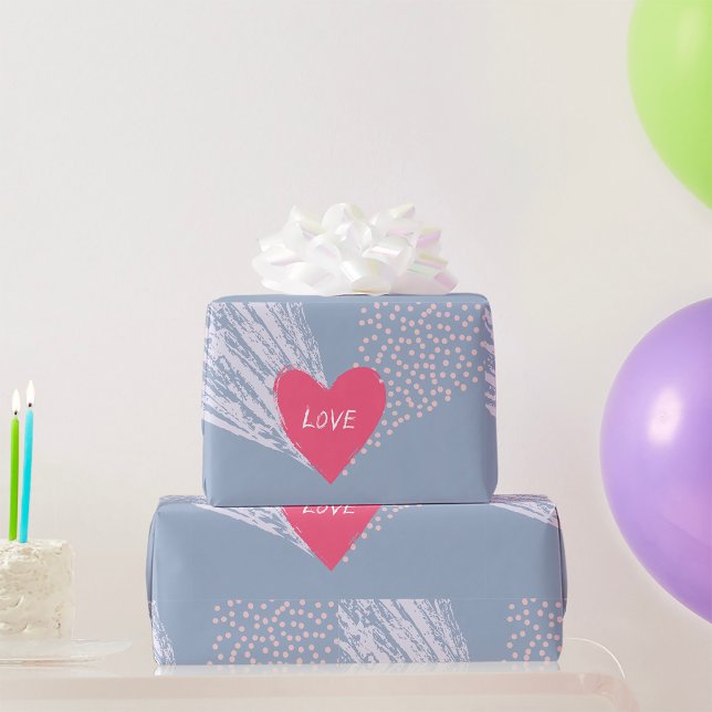 Papel De Presente Amor num Coração (Criador carregado)