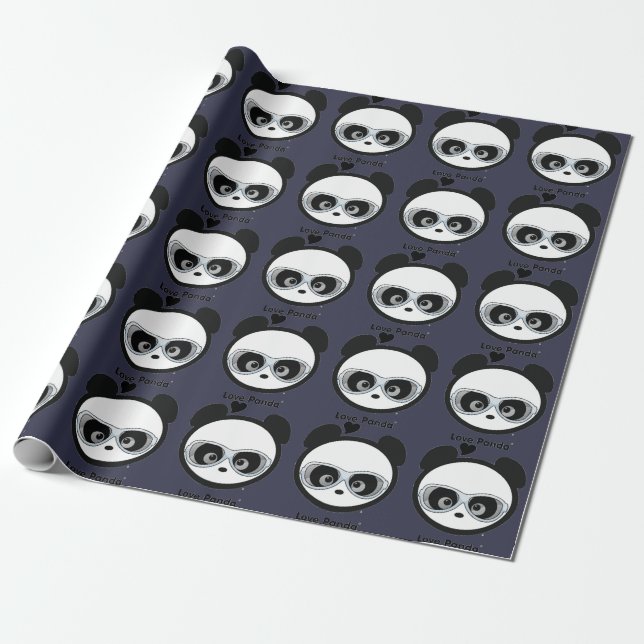 Papel De Presente Amor Panda® (Desenrolado)