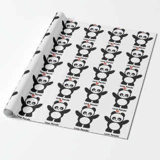 Papel De Presente Amor Panda®