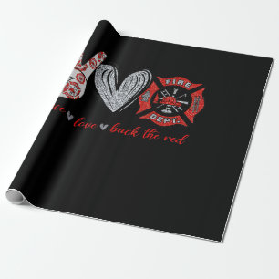 Papel De Presente Amor pela Paz Vermelho  Presente do Lover Engraça
