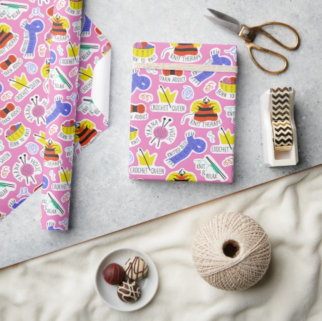 Papel De Presente Amor por Tricô e Crochê (Artesanato)