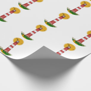 Papel De Presente Amrum Lighthouse Alemanha