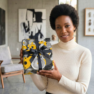Papel De Presente Ancara Africana do Círculo meio século Moderno do 