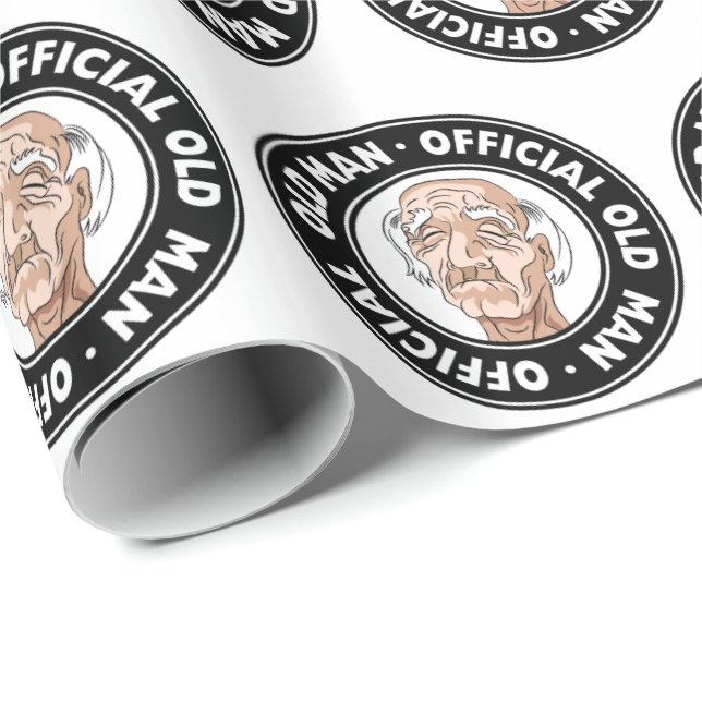 Papel De Presente Ancião oficial (Ponta do rolo)