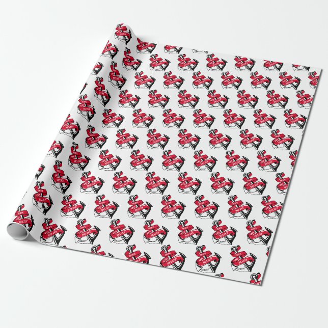 Papel De Presente Âncora (Desenrolado)
