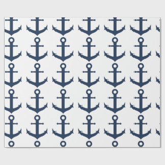 Papel De Presente Âncora de Navio Militar Náutica 