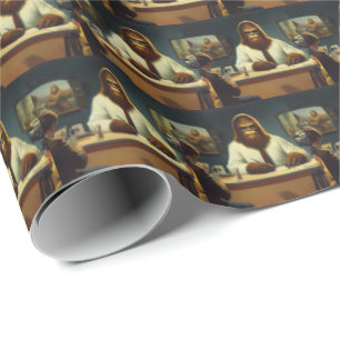 Papel De Presente Âncora de notícias Bigfoot