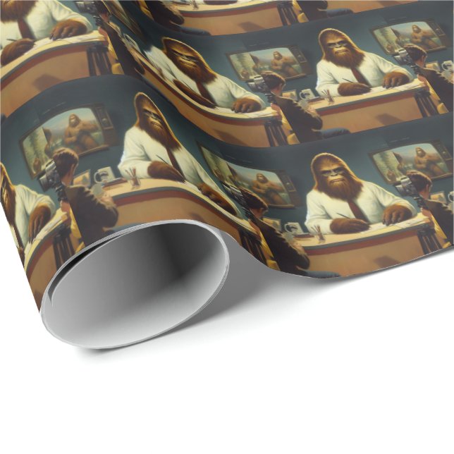 Papel De Presente Âncora de notícias Bigfoot (Ponta do rolo)