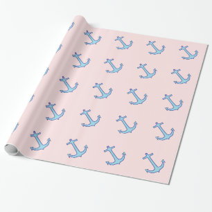 Papel De Presente Âncoras