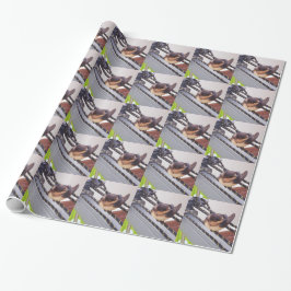 Papel De Presente Andorinha-do-mar Migrando de Iate