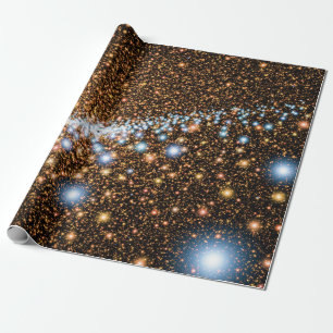 Papel De Presente Andromeda Black Hole Blue Stars - Conceito de Arti