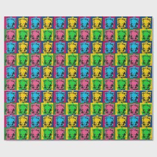 Papel De Presente Andy Warhol Skibidi Toilet Arte Pop