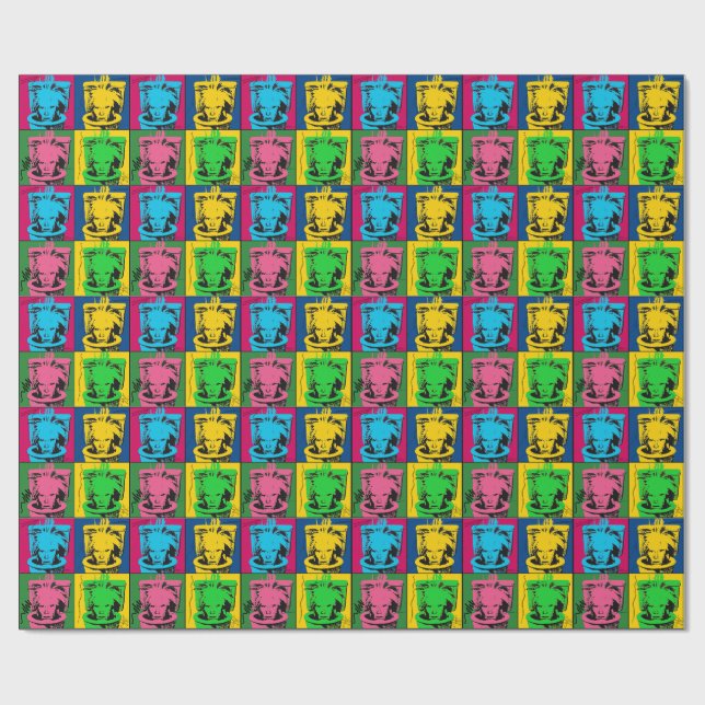Papel De Presente Andy Warhol Skibidi Toilet Arte Pop (Aberto)