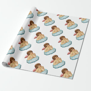 Papel De Presente Angel Cloud Cupid
