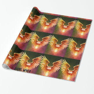 Papel De Presente Angel Wings Bright Colorful Wrappaper