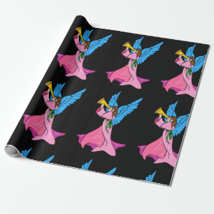 Papel De Presente Angels tocando trompete