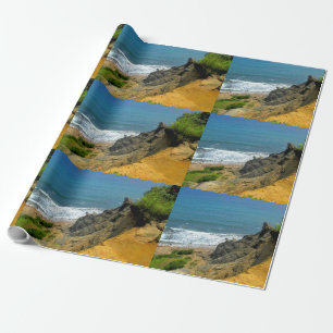 Papel De Presente Angra do milho da ilha de bloco