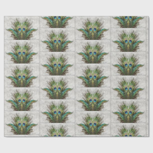 Papel De Presente Angry Peacock Abstrato Art