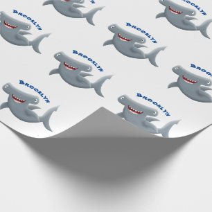 Papel De Presente Animação engraçada de tubarão Hammerhead