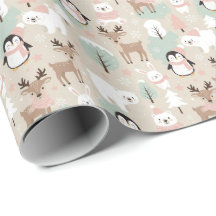 Animais da Floresta Caprichosa de Inverno