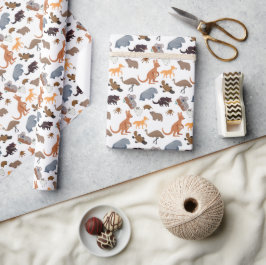 Papel De Presente Animais da Vida Selvagem Aussie da Austrália