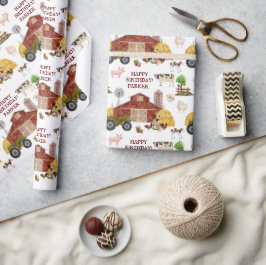 Papel De Presente Animais De Criação Aquicultura