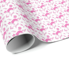 Papel De Presente Animais de Estimação na Parada (Rosa)