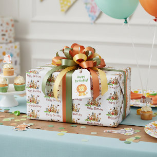 Papel De Presente Animais fofos 