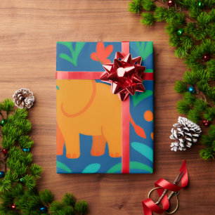 Papel De Presente Animais selvagens