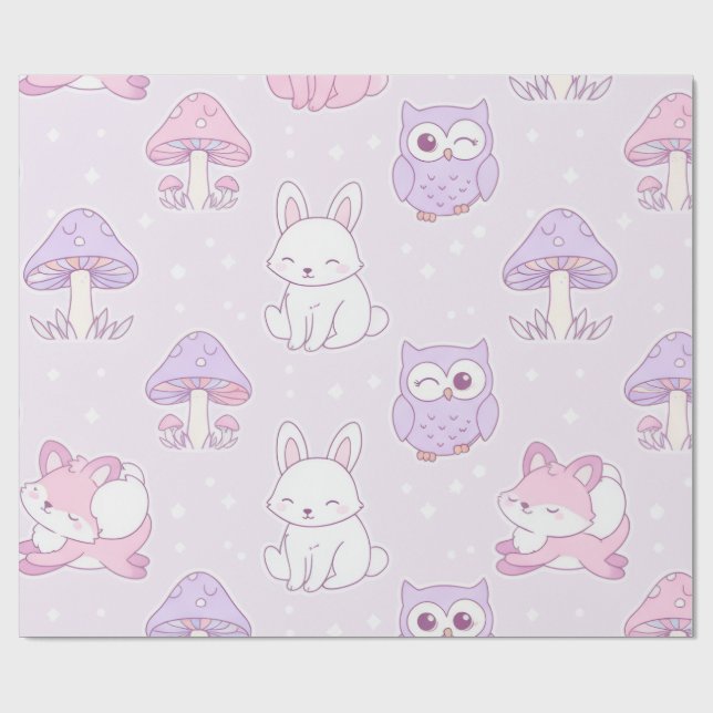 Papel De Presente Animals Wrapping Paper  (Aberto)