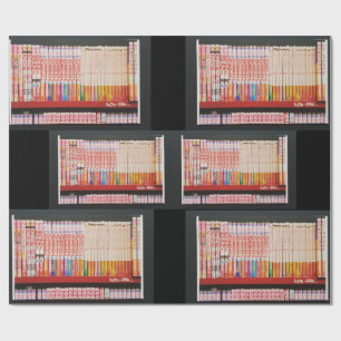 Papel De Presente Anime Books Wraping Paper