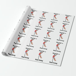 Papel De Presente Ânimo do Balanço na Corda Vibrações Boas