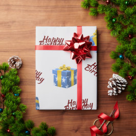 Papel De Presente Aniversário