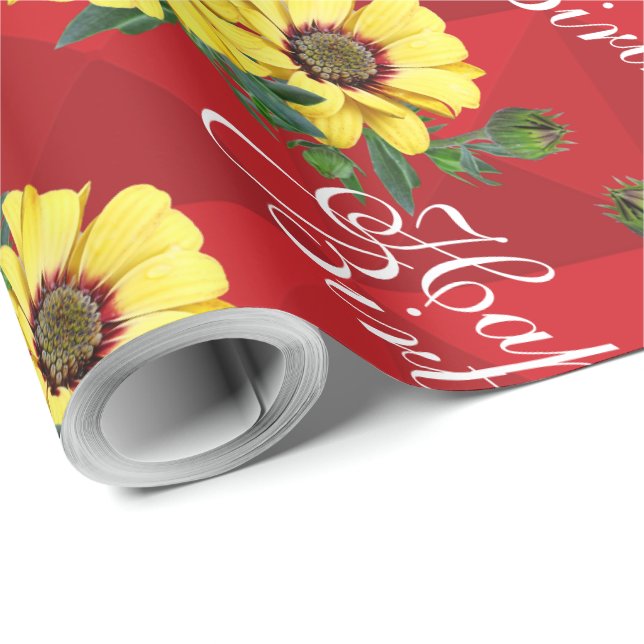 Papel De Presente Aniversário (Ponta do rolo)