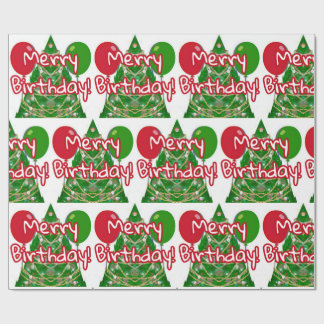 Papel De Presente Aniversário alegre